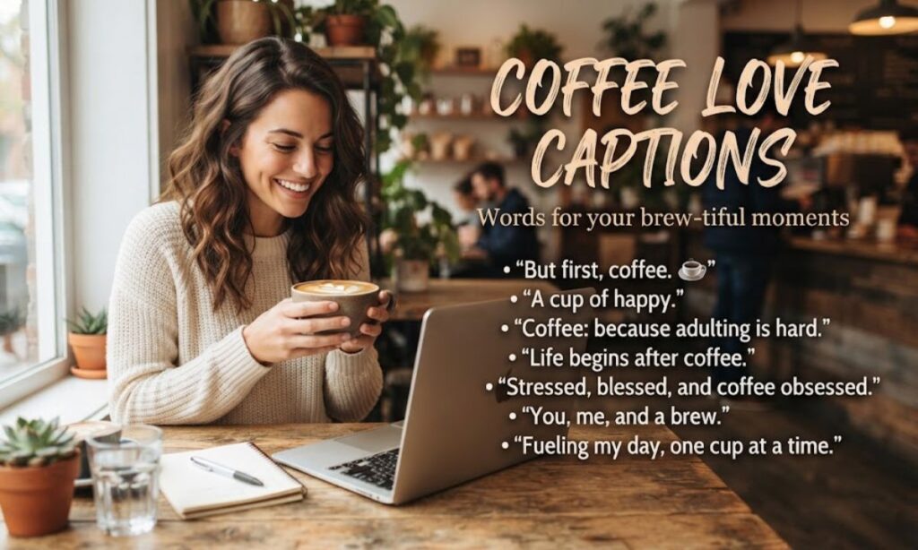 Coffee Love Captions