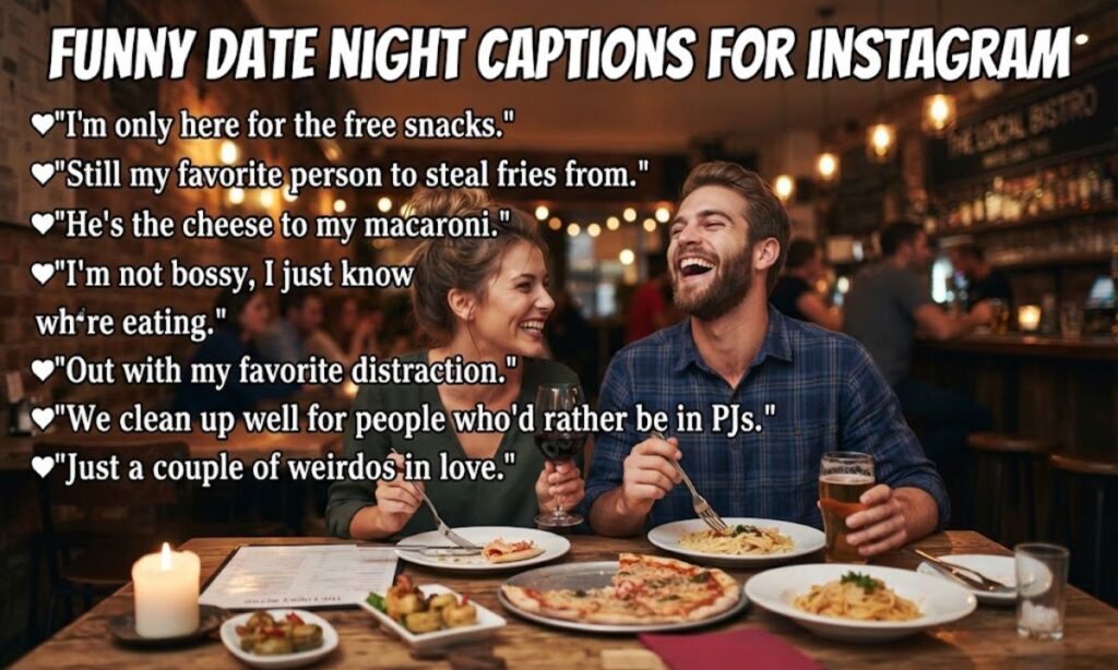 Funny Date Night Captions for Instagram