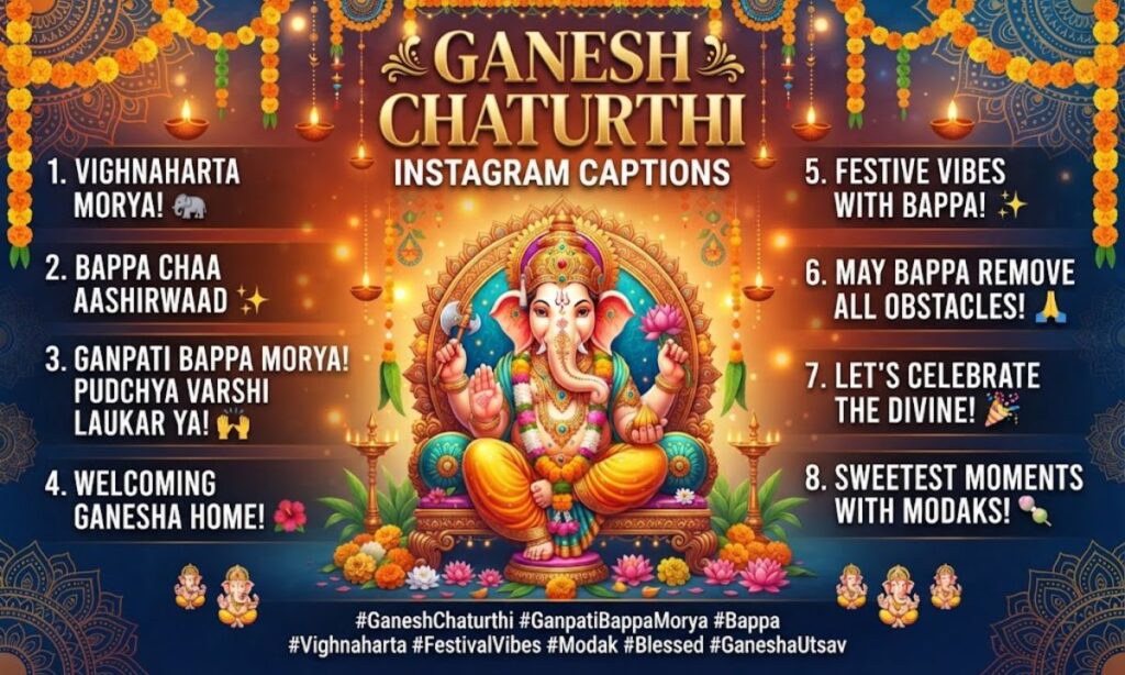 Ganesh Chaturthi Instagram Captions
