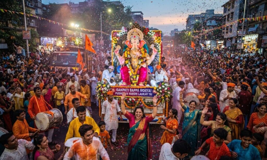 Ganpati Bappa Visarjan Captions