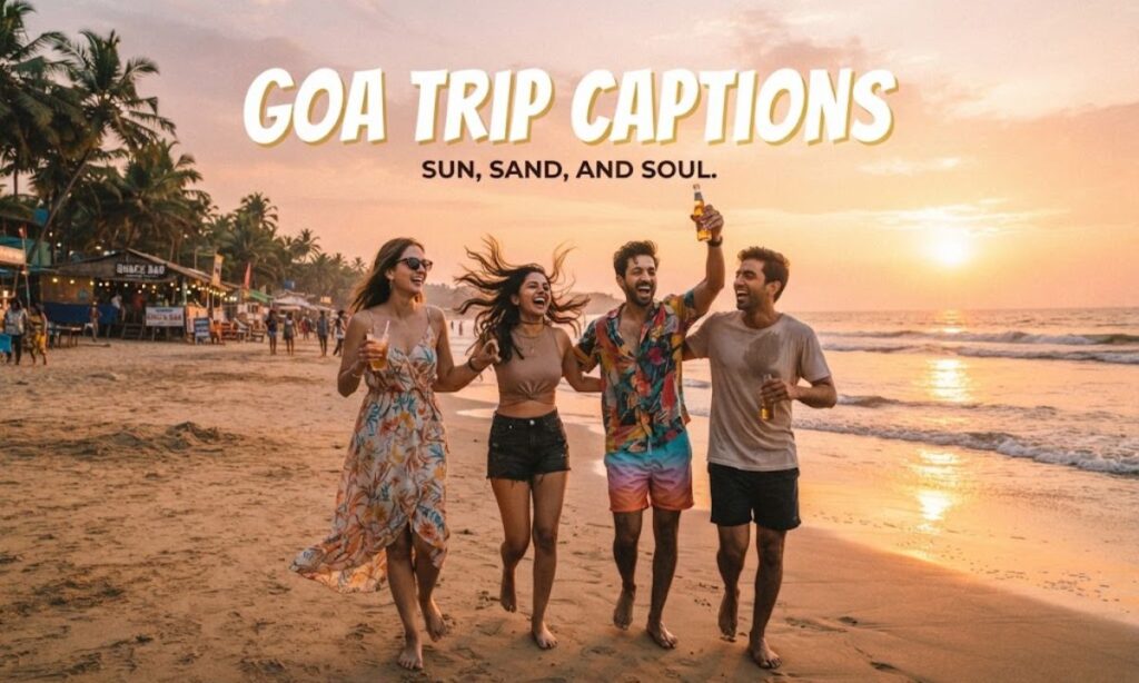 Goa Trip Captions