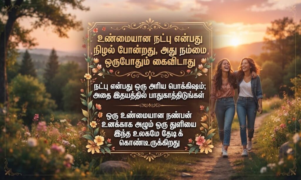 Good Friendship Quotes in Tamil