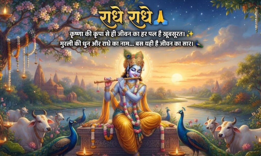 Krishna Caption for Instagram in Hindi