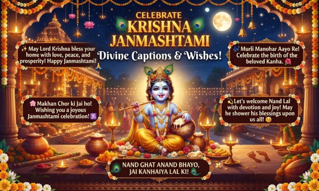 Krishna Janmashtami Captions