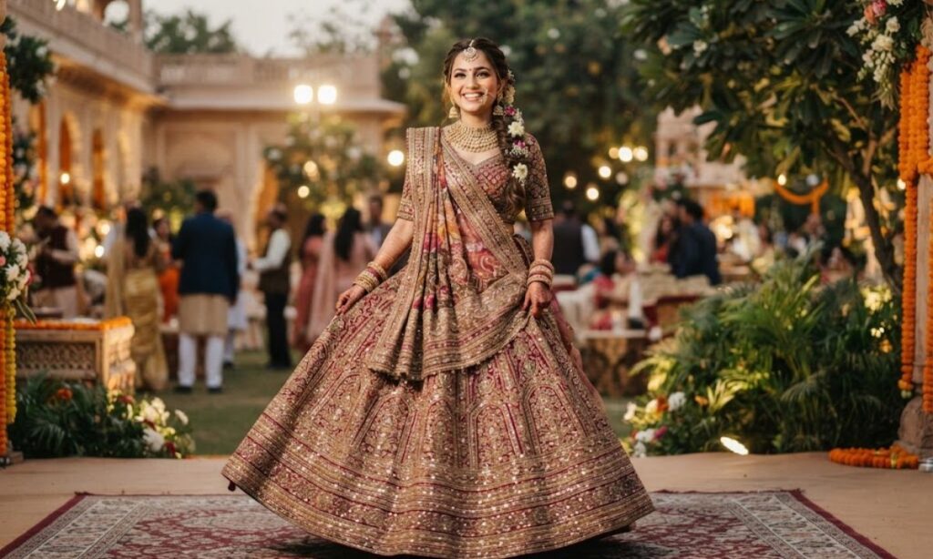 Lehenga Captions for Instagram for Girl