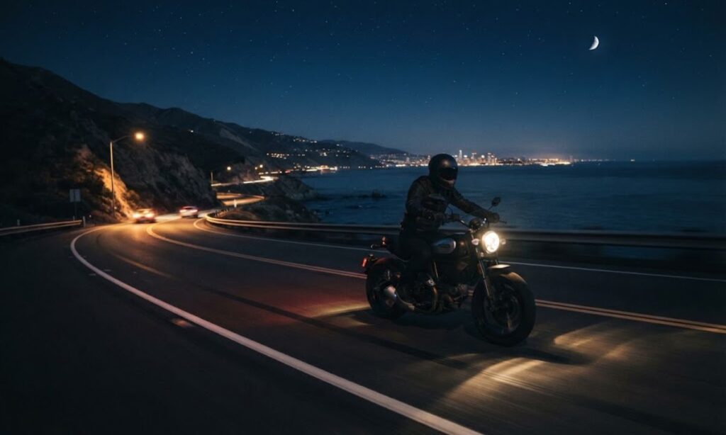 Night Ride Captions