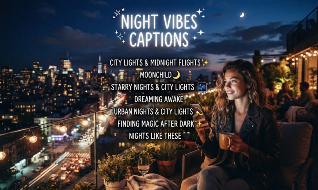 Night Vibes Captions