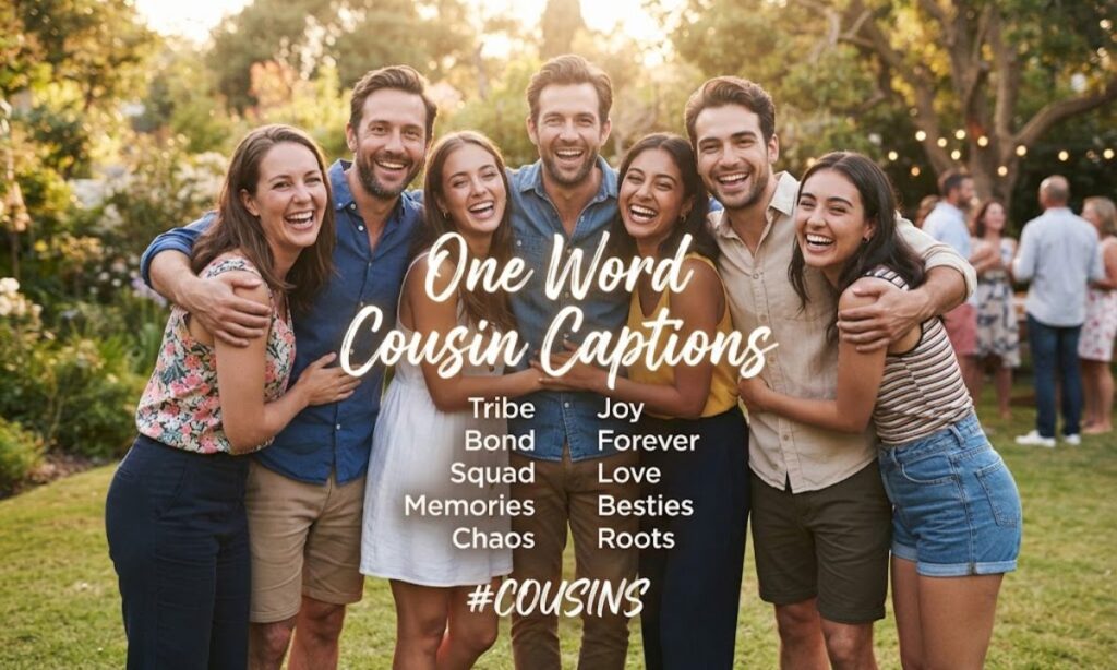 One Word Cousin Captions for Instagram