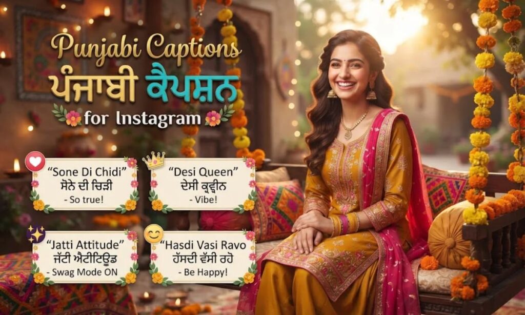 Punjabi Captions for Instagram for Girl