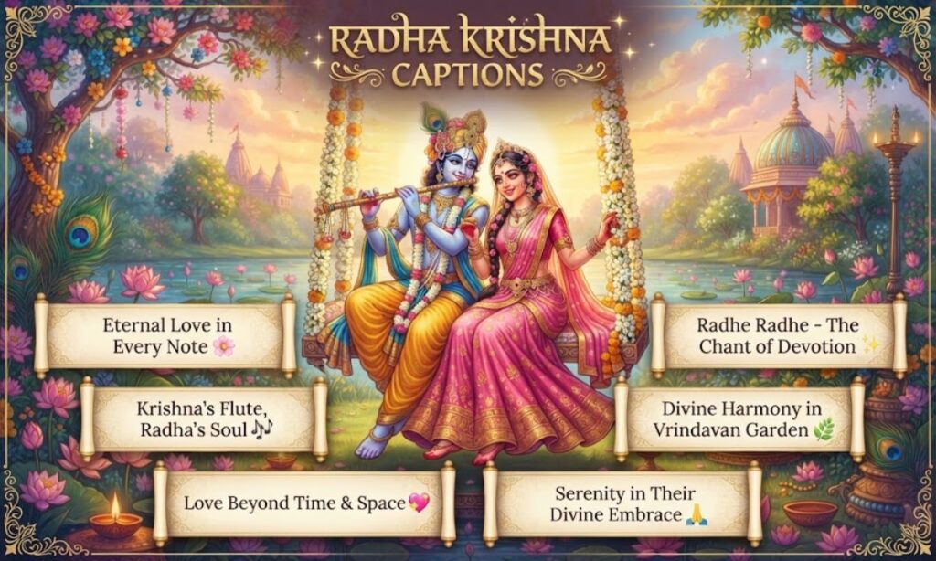 Radha Krishna Captions