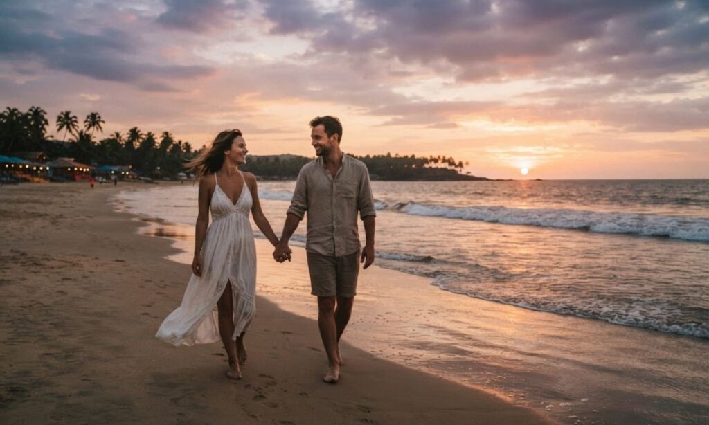 Romantic Goa Captions