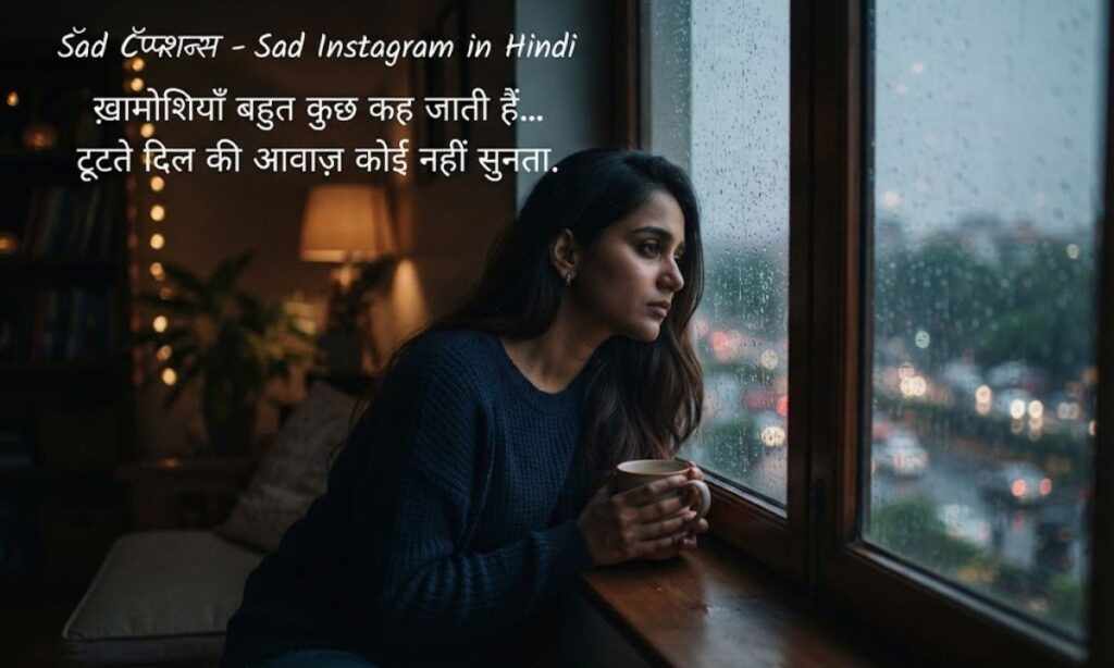 Sad Captions for Instagram in Hindi