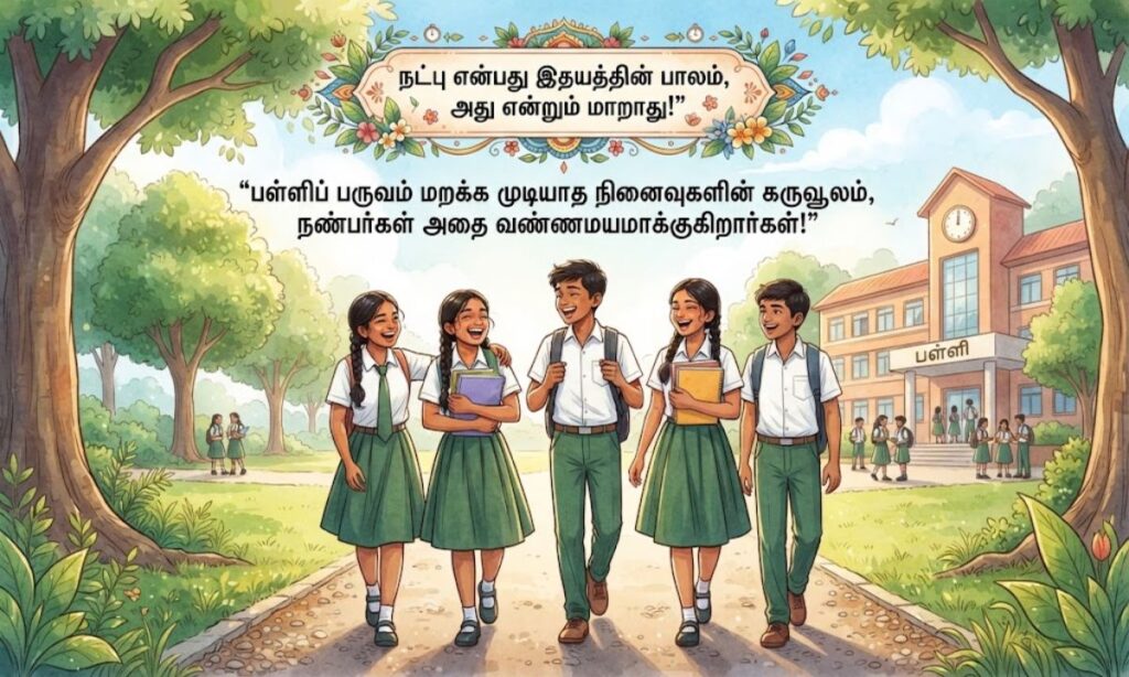 School Friendship Quotes in Tamil