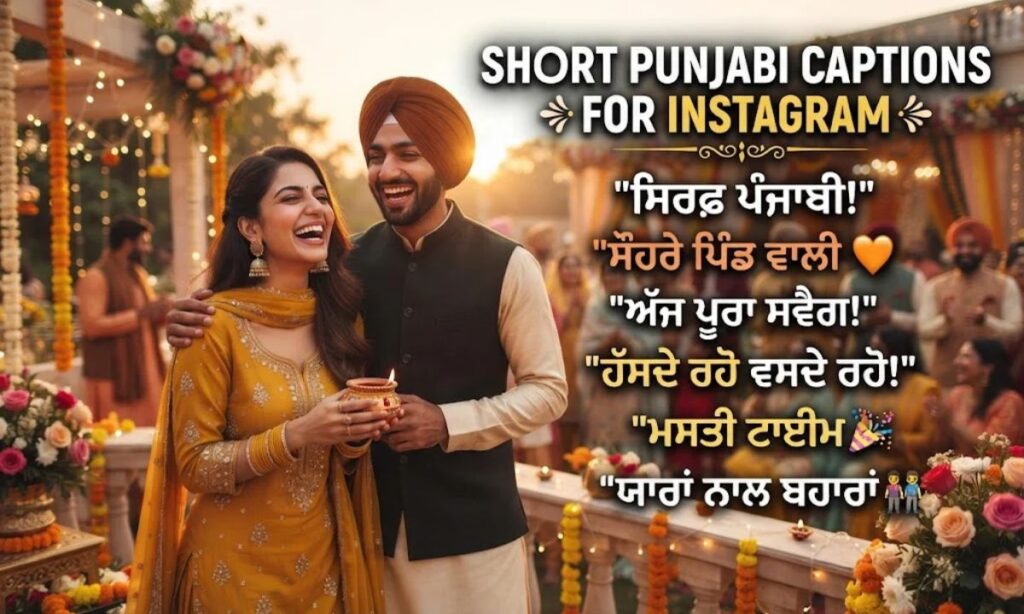 Short Punjabi Captions for Instagram