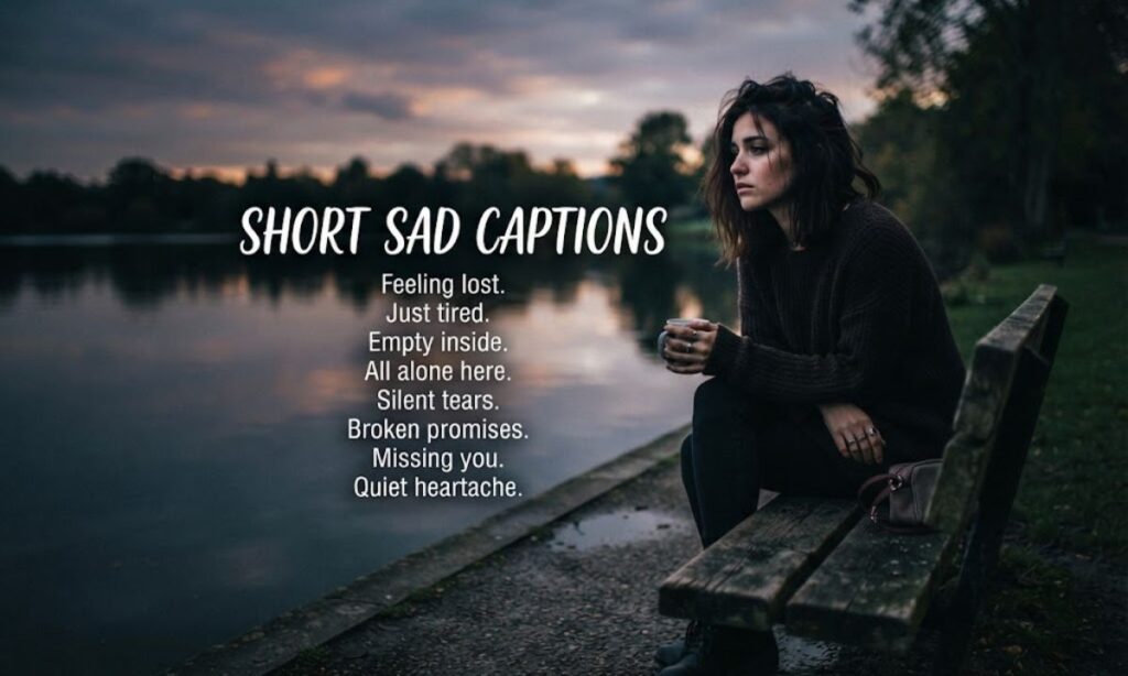 Short Sad Captions for Instagram