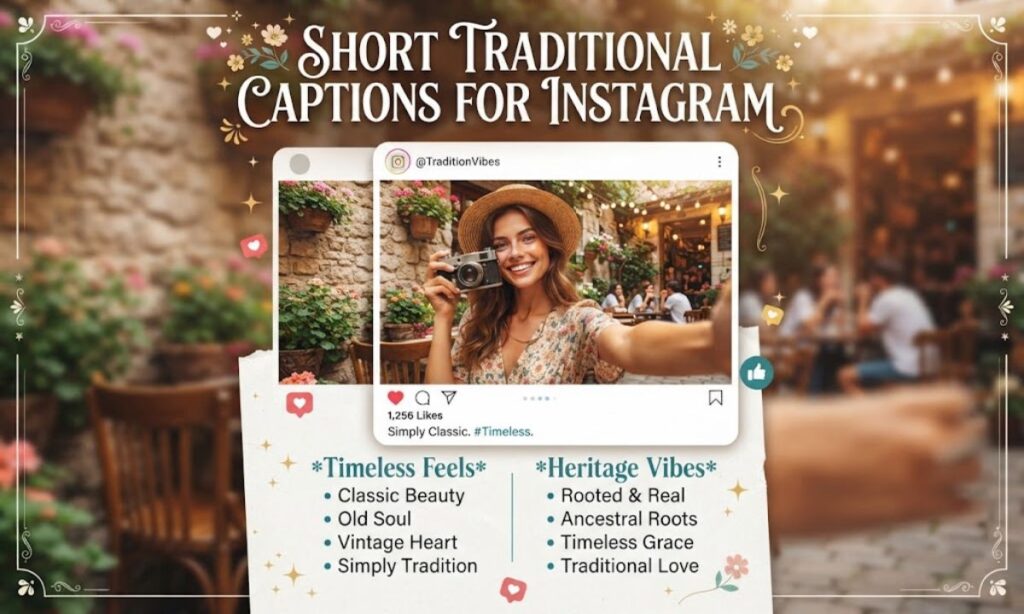 Short Traditional Captions for Instagram