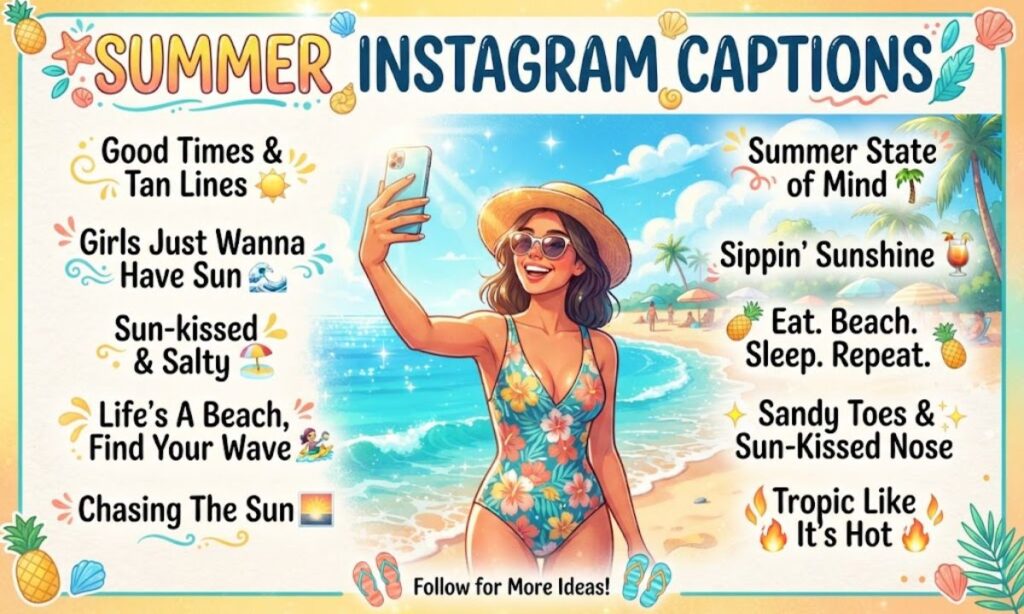 Summer Instagram Captions