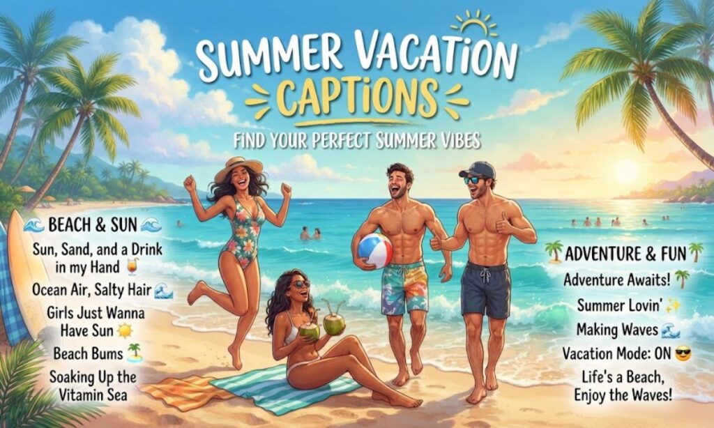 Summer Vacation Captions