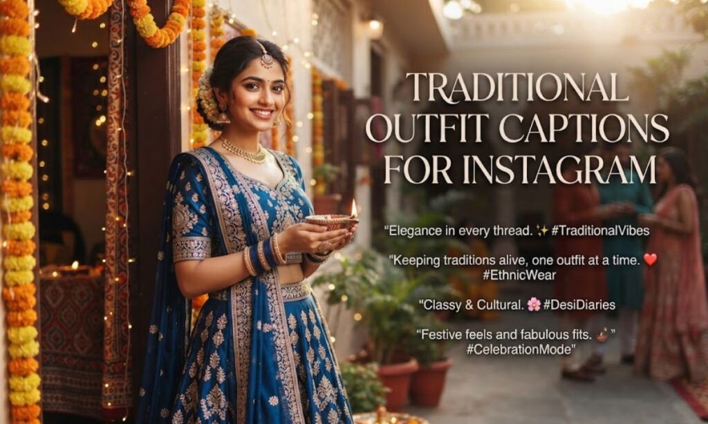Traditional Outfit Captions for Instagram