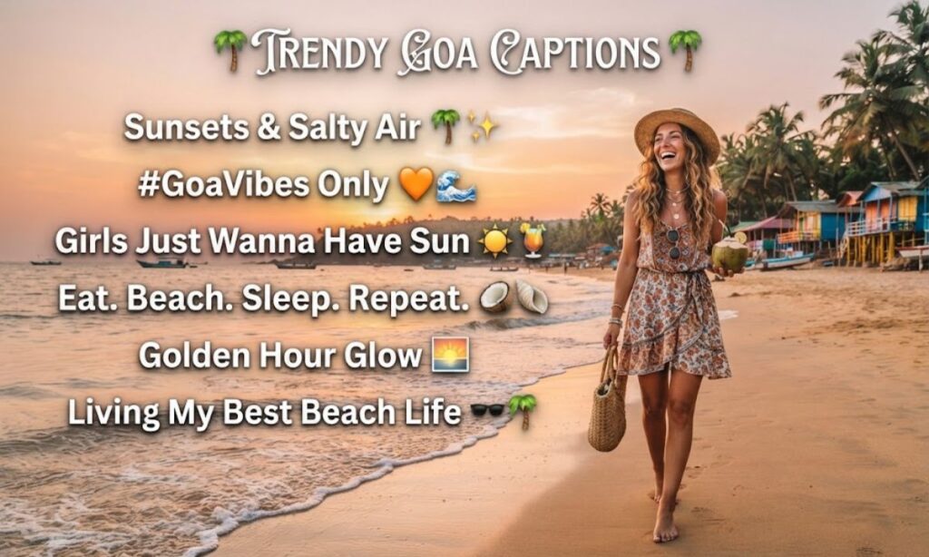 Trendy Goa Captions for Instagram