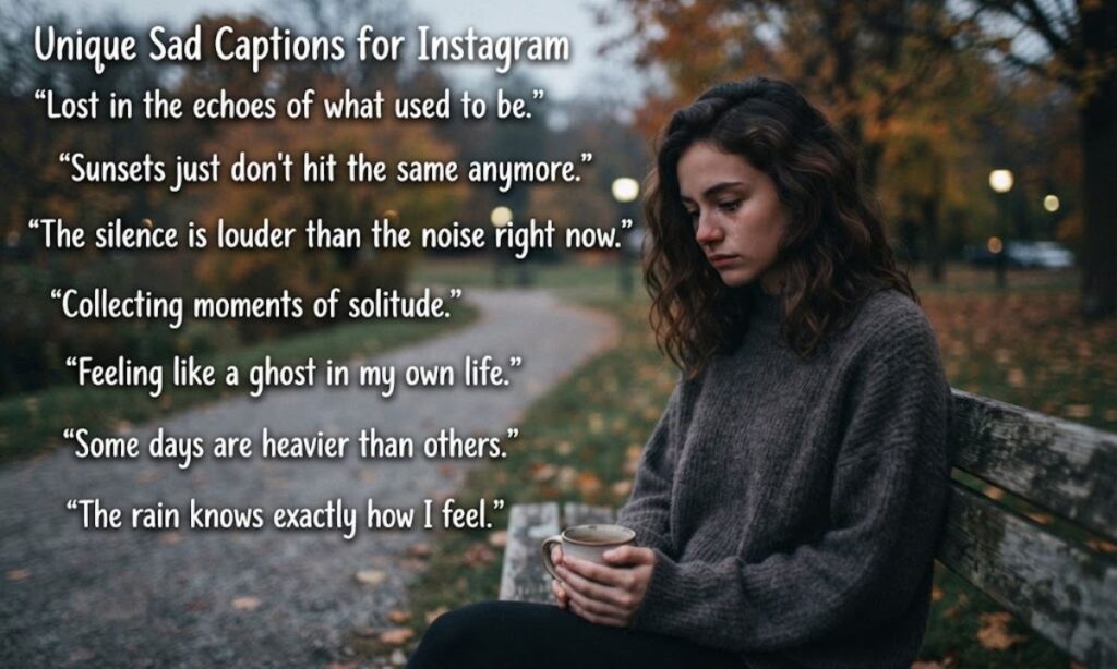 Unique Sad Captions for Instagram