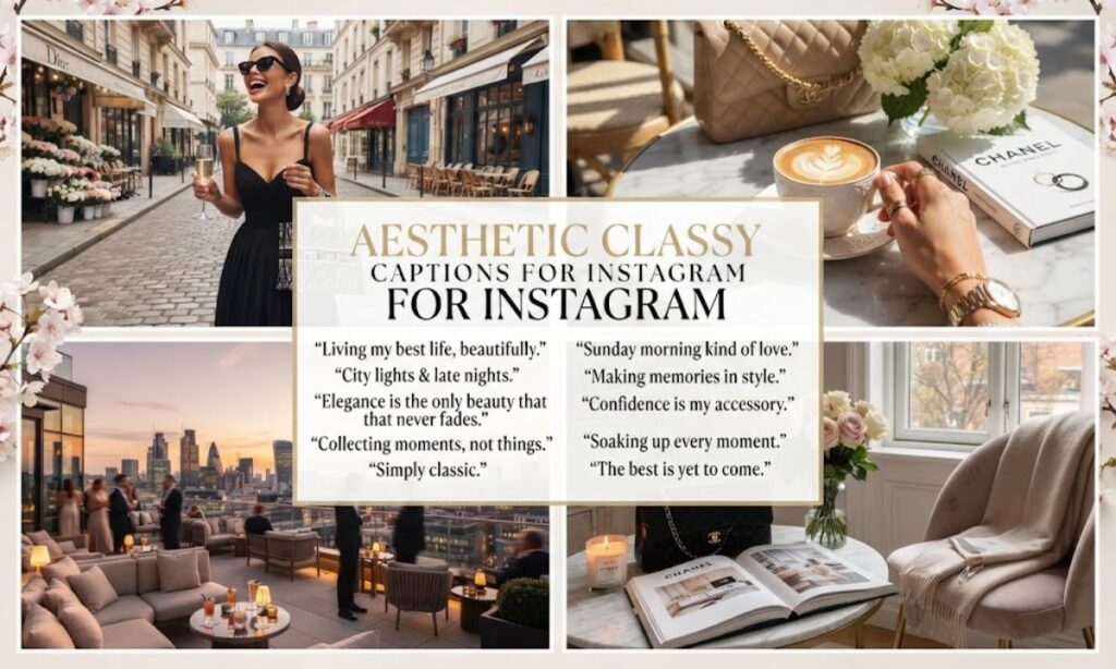 🌆Aesthetic Classy Captions for Instagram 🌸