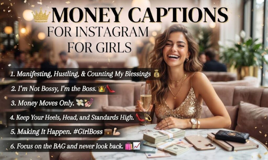 👑 Money Captions for Instagram for Girls