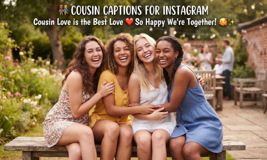 👯 Cousin Captions for Instagram with Girls