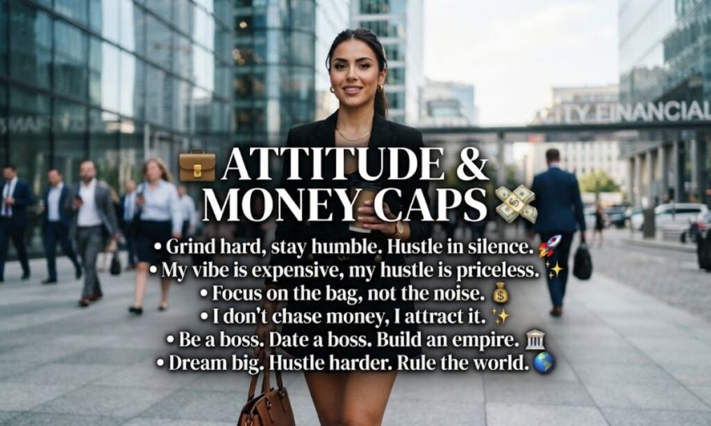💼 Attitude Money Captions for Instagram