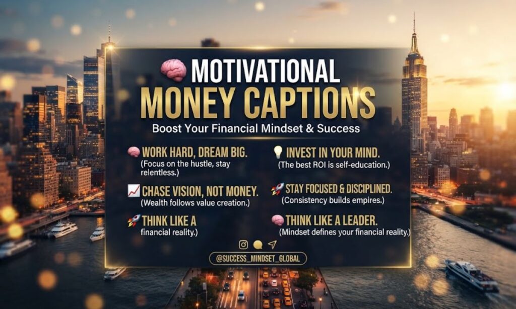 🧠 Motivational Money Captions for Instagram