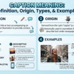 Caption Meaning: Definition, Origin, Types, and Examples