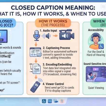 Closed Caption Meaning: What It Is, How It Works, and When to Use It